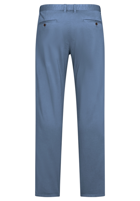 Pantaloni chino subtiri barbati REDPOINT Jasper Slim albastru deschis [6]