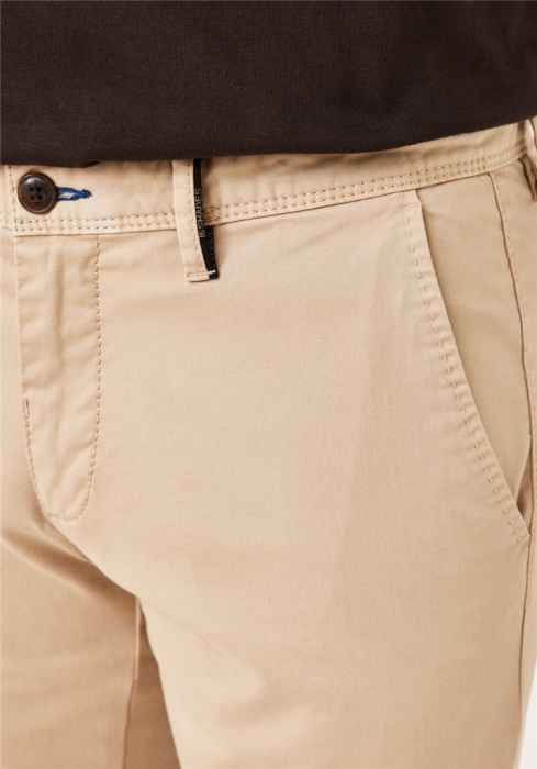 Pantaloni chino bumbac barbati REDPOINT Modern Jasper bej [5]