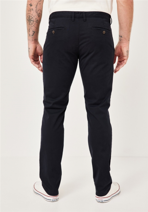 Pantaloni chino bumbac barbati REDPOINT Modern Jasper bleumarin [4]
