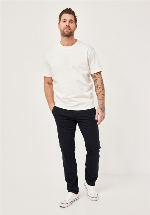 Pantaloni chino bumbac barbati REDPOINT Modern Jasper bleumarin [2]