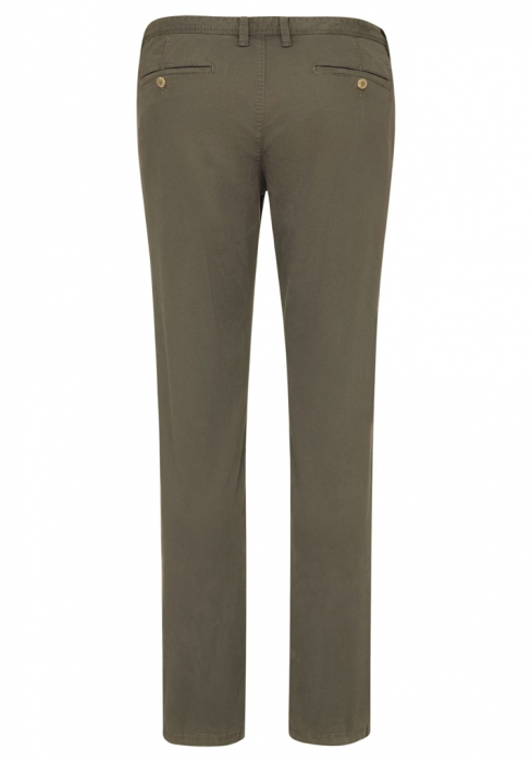Pantaloni chino bumbac barbati REDPOINT Modern Jasper oliv [2]