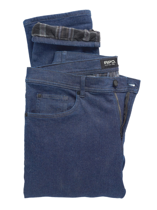 Blugi termici bumbac barbati REDPOINT Langley albastru [6]