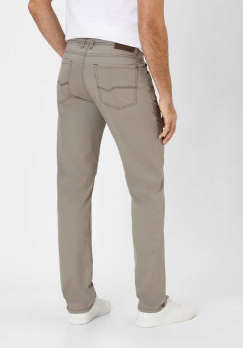 Pantaloni subtiri bumbac 5 buzunare barbati REDPOINT Milton bej [3]