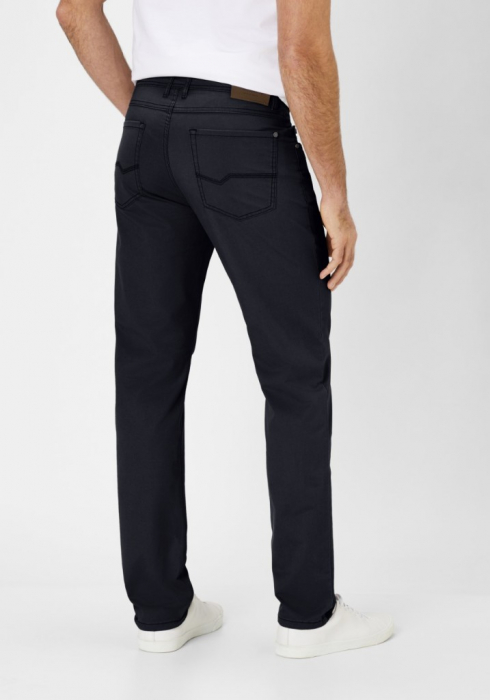 Pantaloni subtiri bumbac 5 buzunare barbati REDPOINT Milton bleumarin [3]