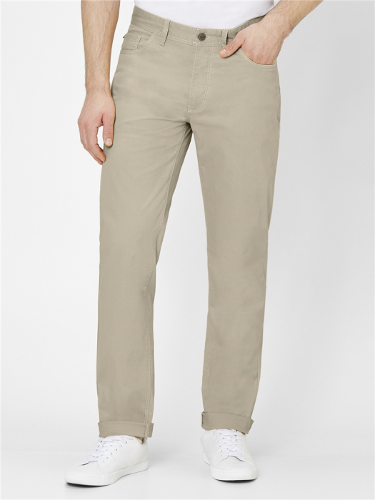 Pantaloni 5 buzunare barbati REDPOINT Milton bej [3]
