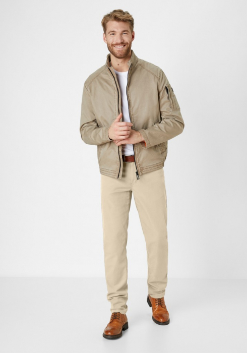 Pantaloni 5 buzunare bumbac barbati REDPOINT Milton Modern bej [4]