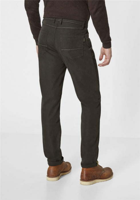 Pantaloni 5 buzunare barbati REDPOINT Milton oliv inchis [5]