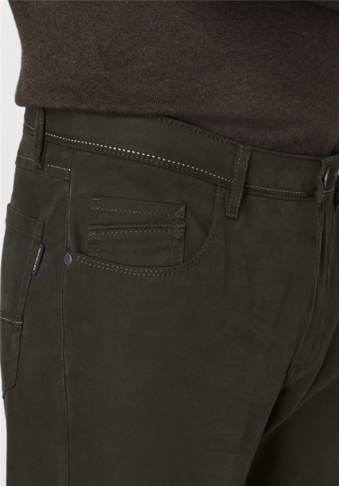 Pantaloni 5 buzunare barbati REDPOINT Milton oliv inchis [6]