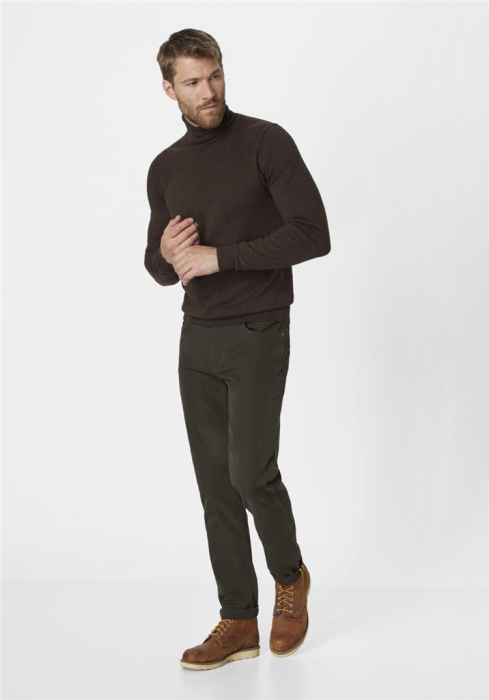 Pantaloni 5 buzunare barbati REDPOINT Milton oliv inchis [2]