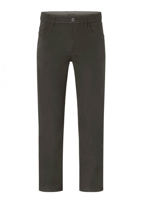 Pantaloni 5 buzunare barbati REDPOINT Milton oliv inchis [1]