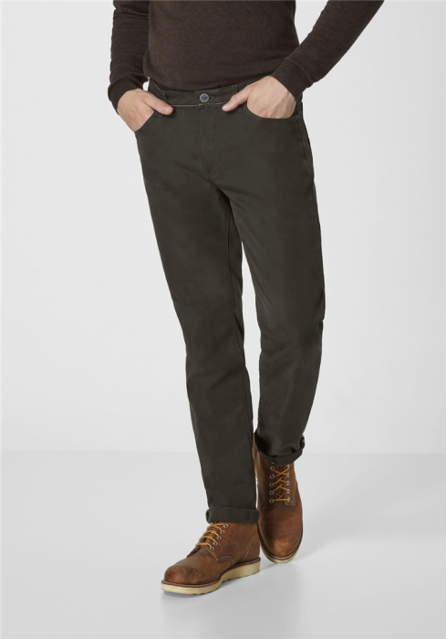 Pantaloni 5 buzunare barbati REDPOINT Milton oliv inchis [4]