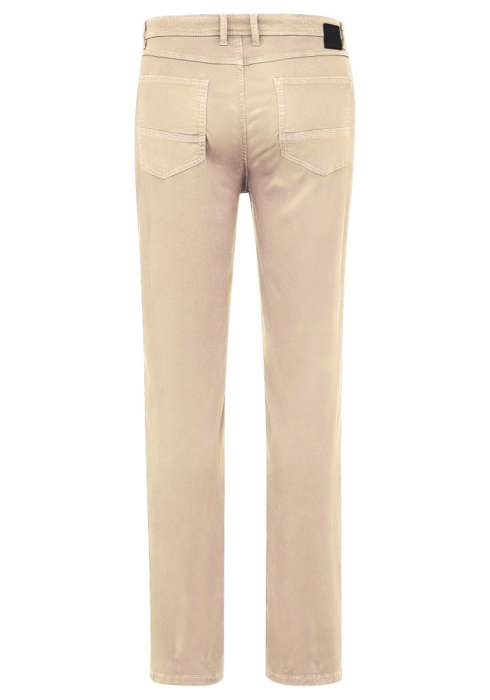 Pantaloni subtiri 5buzunare bumbac barbati REDPOINT Milton Modern bej [5]