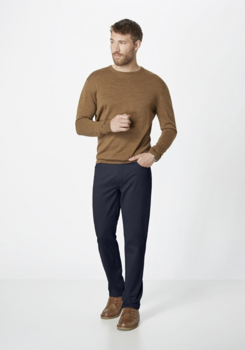 Pantaloni 5 buzunare bumbac barbati REDPOINT Montreal bleumarin [3]