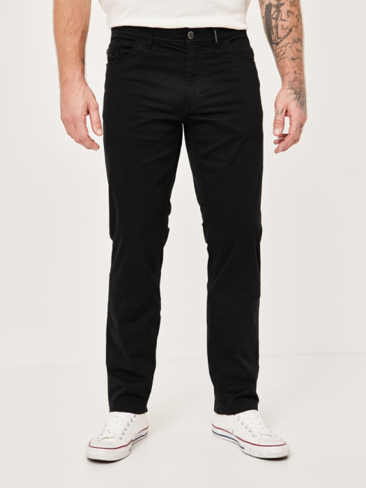 Pantaloni 5 buzunare bumbac barbati REDPOINT Montreal negru [3]