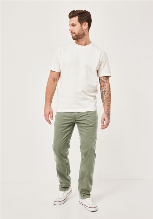 Pantaloni 5buzunare bumbac barbati REDPOINT Montreal Modern oliv [3]