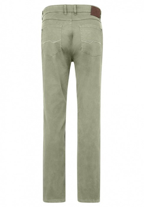 Pantaloni 5buzunare bumbac barbati REDPOINT Montreal Modern oliv [2]