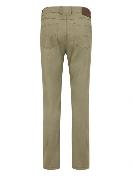 Pantaloni 5buzunare bumbac barbati REDPOINT Montreal Modern oliv [2]