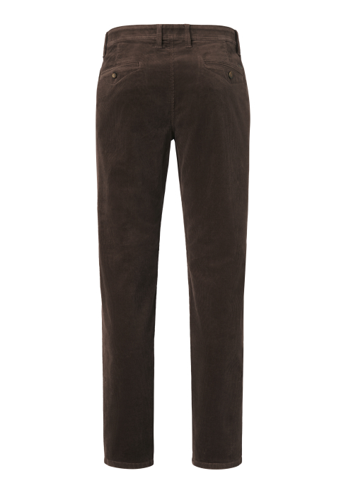 Pantaloni catifea velur bumbac REDPOINT Odessa maro [2]