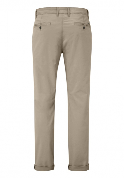 Pantaloni chino subtiri bumbac REDPOINT Odessa bej [7]