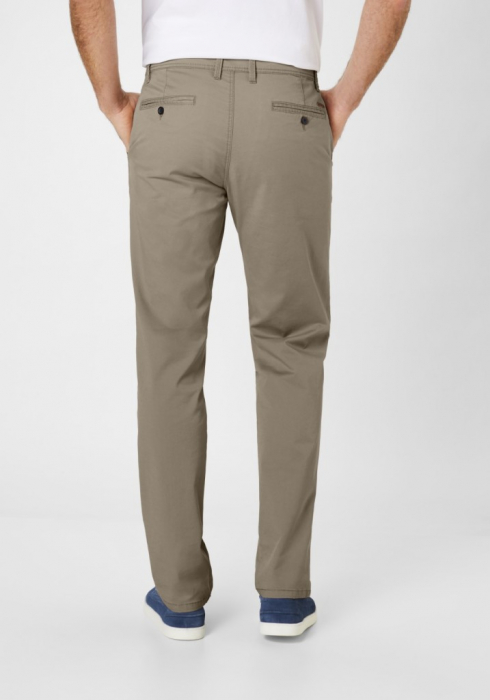 Pantaloni chino subtiri bumbac REDPOINT Odessa bej [3]