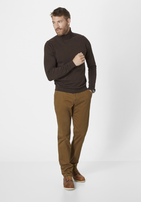 Pantaloni bumbac barbati REDPOINT Odessa camel [2]
