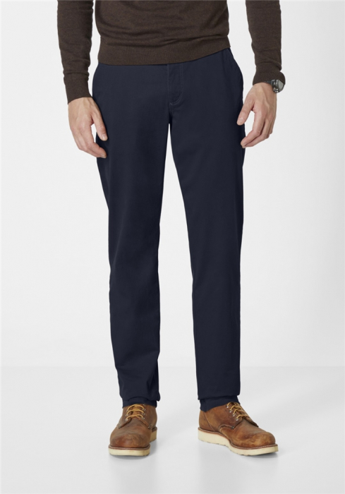 Pantaloni chino bumbac barbati REDPOINT Odessa bleumarin [4]
