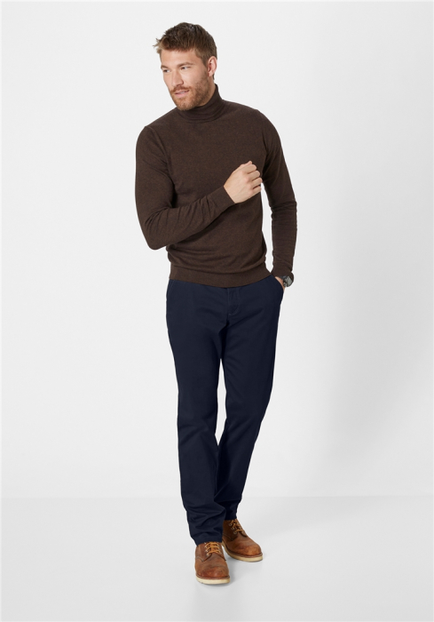 Pantaloni chino bumbac barbati REDPOINT Odessa bleumarin [3]