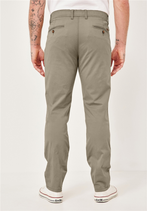 Pantaloni chino barbati REDPOINT Odessa  Modern bej [5]