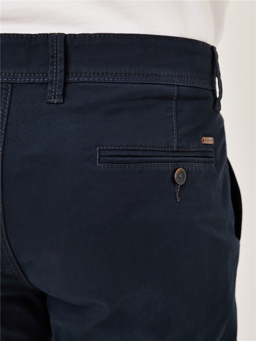Pantaloni chino barbati REDPOINT Odessa  Modern bleumarin [7]