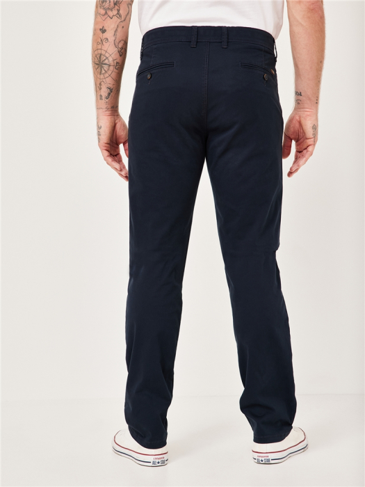 Pantaloni chino barbati REDPOINT Odessa  Modern bleumarin [5]