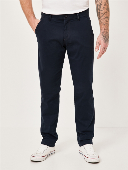 Pantaloni chino barbati REDPOINT Odessa  Modern bleumarin [4]