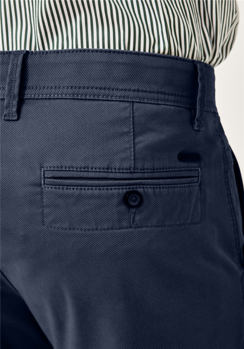 Pantaloni chino bumbac barbati REDPOINT Odessa Modern bleumarin [7]
