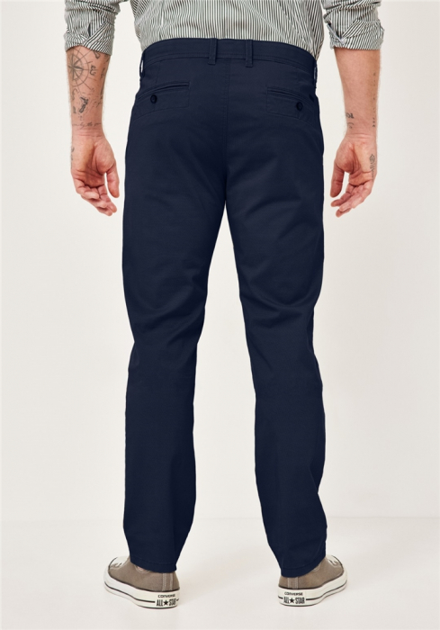 Pantaloni chino bumbac barbati REDPOINT Odessa Modern bleumarin [5]