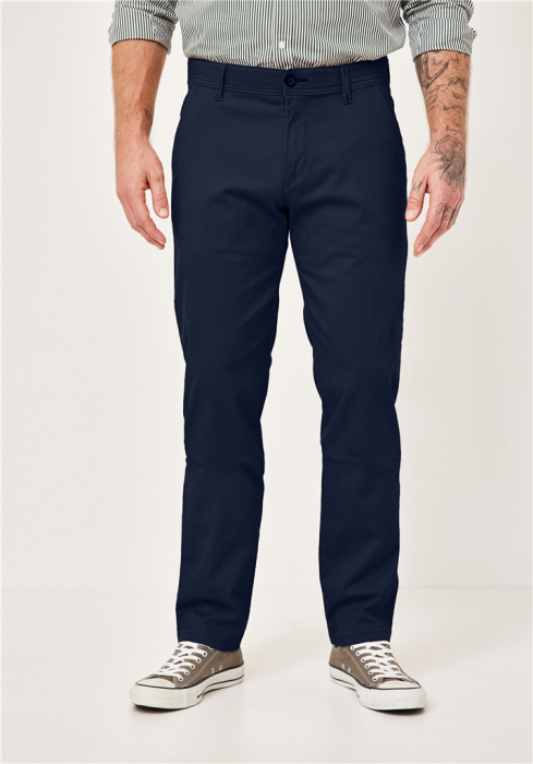 Pantaloni chino bumbac barbati REDPOINT Odessa Modern bleumarin [4]