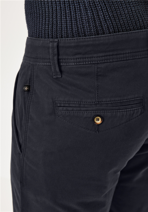 Pantaloni termici bumbac chino barbati REDPOINT Odessa Thermo bleumarin [7]