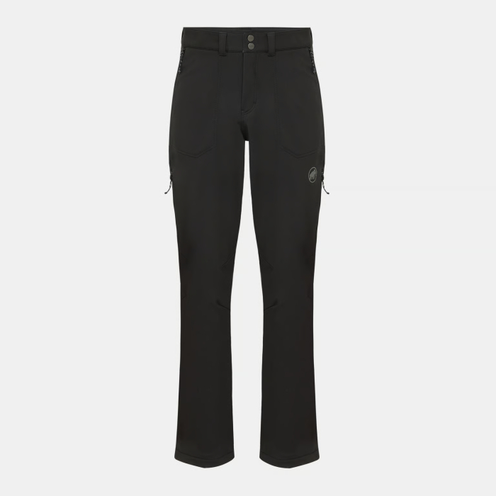 Pantaloni iarna softshell barbati MAMMUT Runbold negru [1]