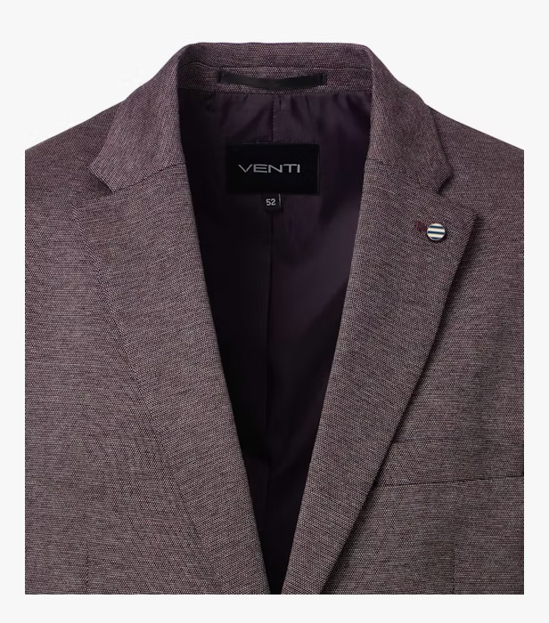 Sacou casual barbati VENTI CiTY maro inchis [3]