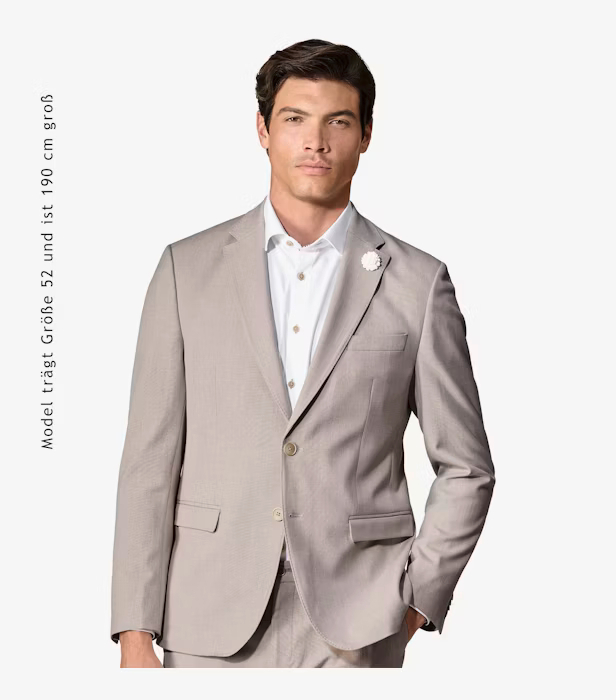 Sacou costum mix&match barbati VENTI bej [4]