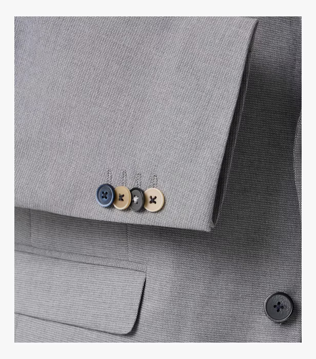 Sacou costum mix&match barbati VENTI gri deschis [5]