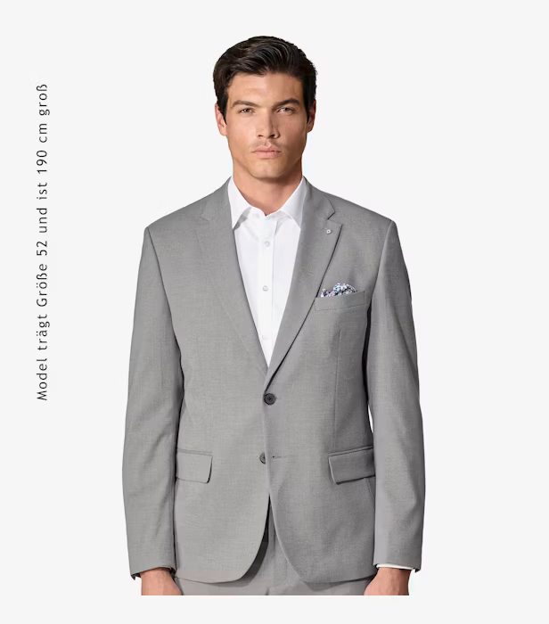 Sacou costum mix&match barbati VENTI gri deschis [6]