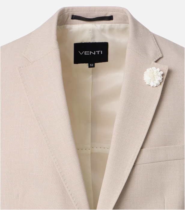 Sacou costum mix&match barbati VENTI bej deschis [3]