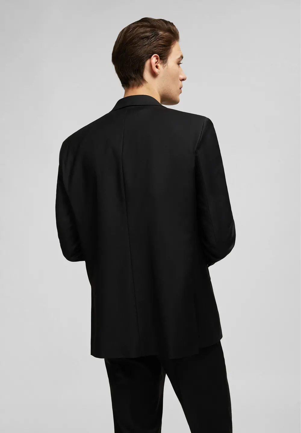 Sacou costum m&m Regular barbati HECHTER H-ECO negru [4]