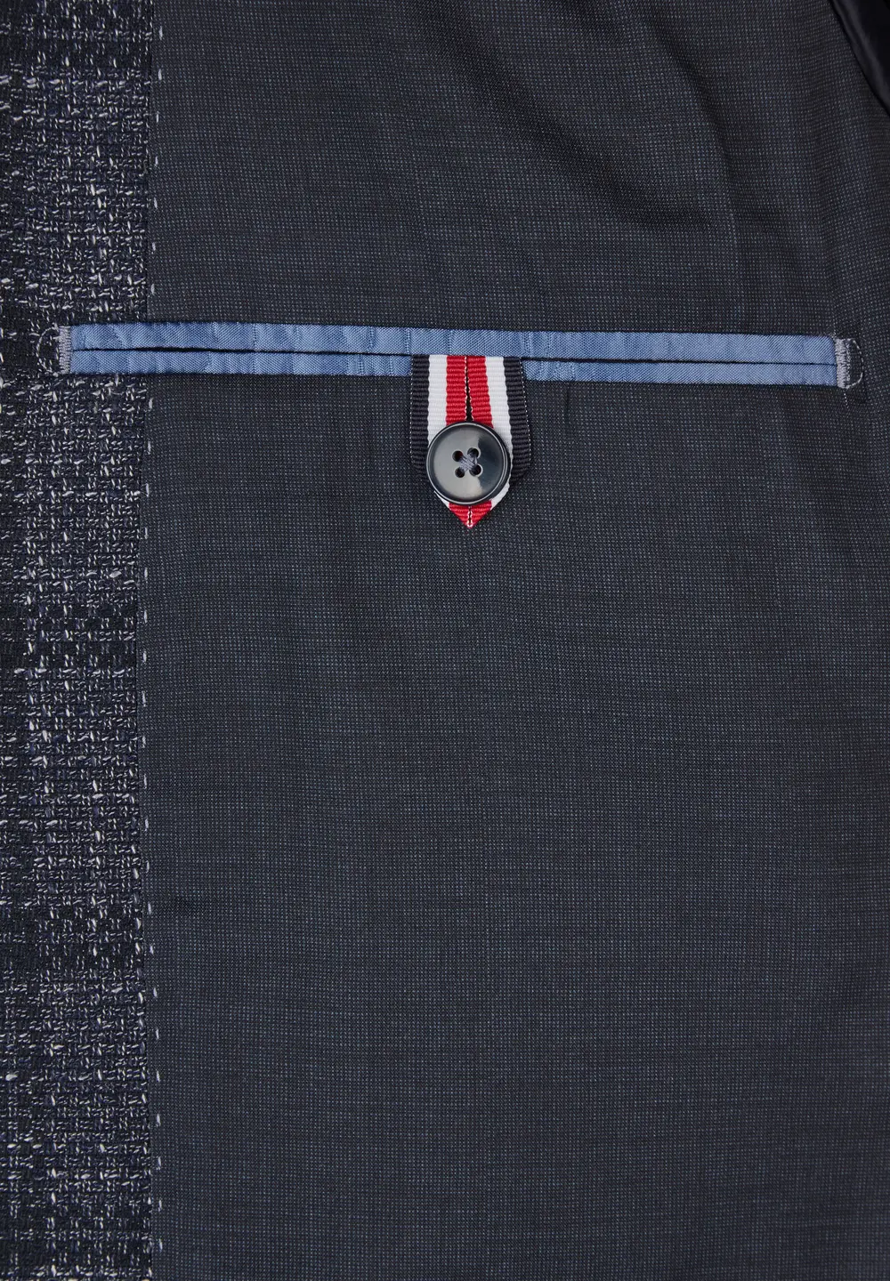 Sacou barbati HECHTER ModernFit  carouri bleumarin [7]