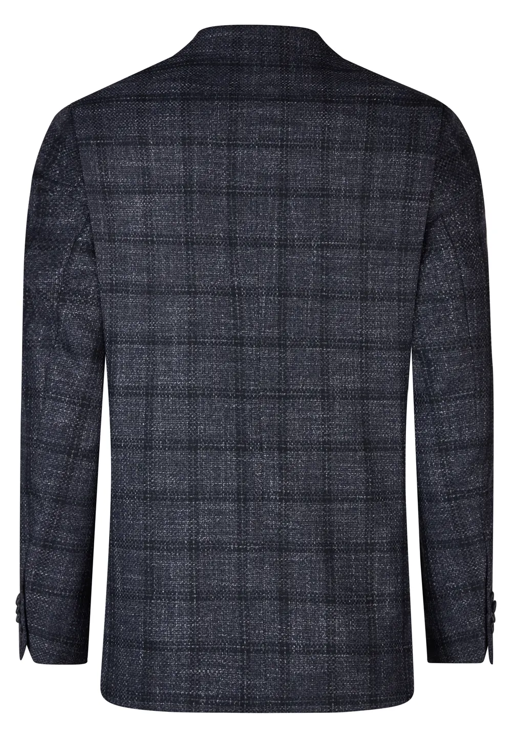 Sacou barbati HECHTER ModernFit  carouri bleumarin [3]