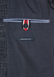 Sacou barbati HECHTER ModernFit bleumarin structurat [3]
