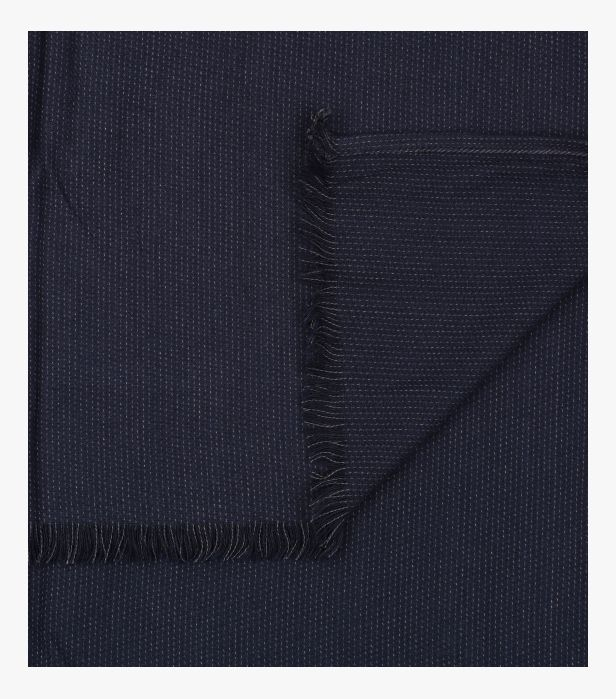 Fular bumbac CASA MODA bleumarin 2 tonuri [2]