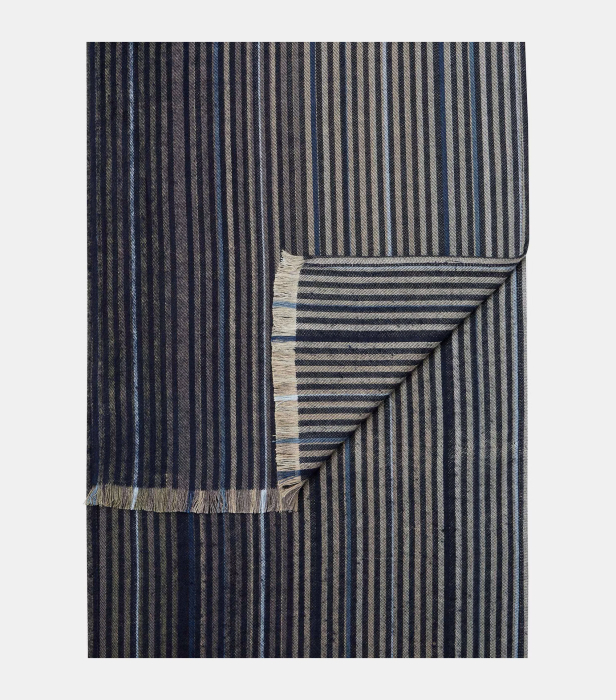 Fular barbati CASA MODA dungulite bej/bleumarin [2]