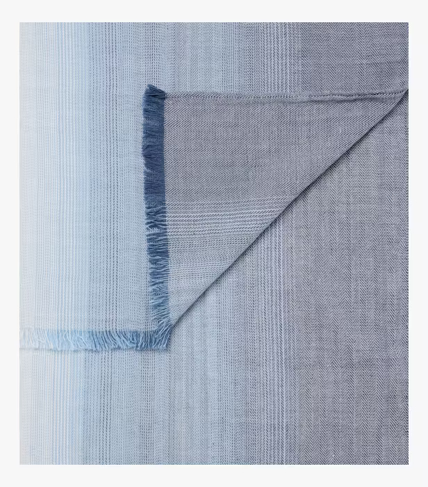 Esarfa subtire bumbac CASA MODA bleu dégradé [2]