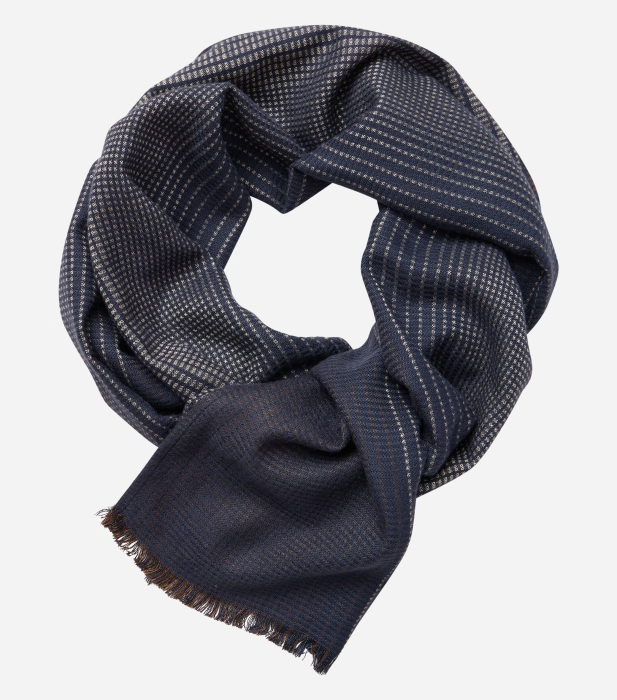 Fular barbati CASA MODA dungulite bleumarin/bej [1]
