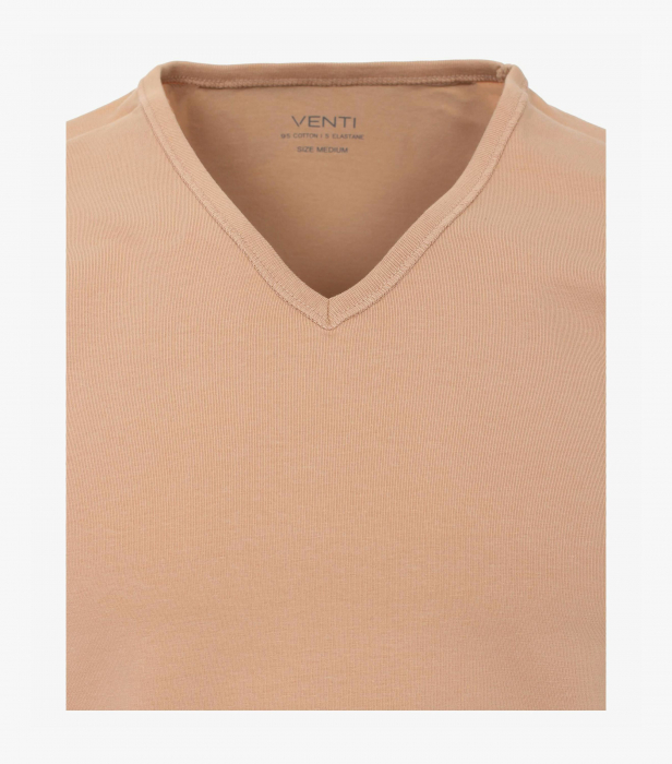 Tricou bumbac anchior barbati VENTI - set 2 bucati bej [3]